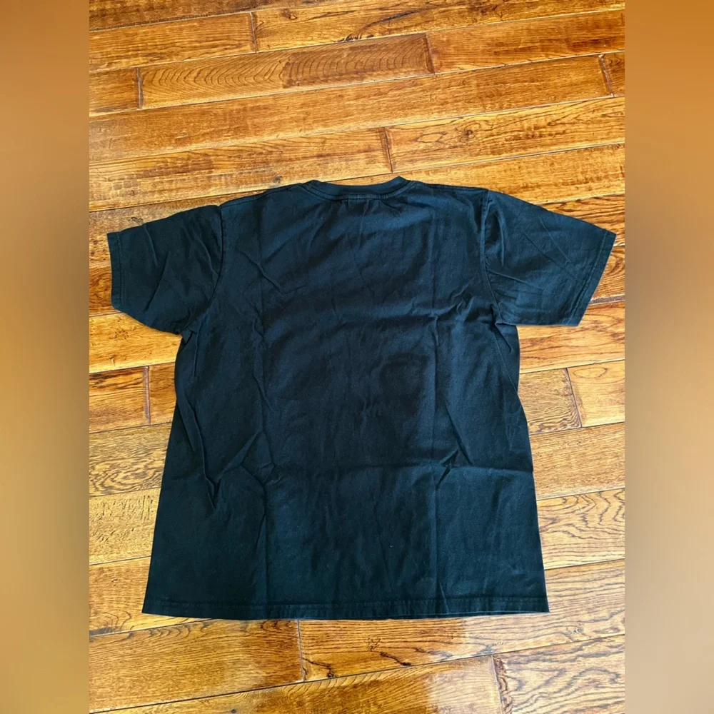 Japan Samurai Graphic T-Shirt Short Sleeves Unisex Black Size L